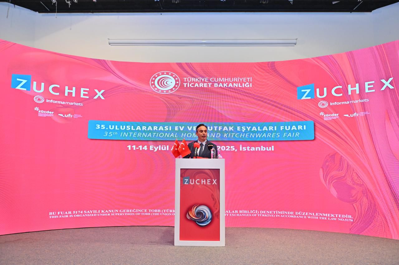 Informa Markets Türkiye Genel Müdürü Atilla Marangozoğlu, açılış konuşmasında.