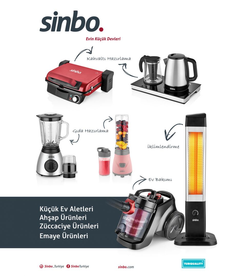 Sinbo En Son Teknolojiyi Kullanarak Ürettiği Ürünlerini Zuchex 2018’de Sergileyecek